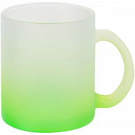 Кружка для сублимации Frosted Glass Color, 325 мл, зеленая