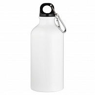 Бутылка для воды для сублимации с карабином Flask 500, белая