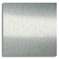 Металл для сублимации Brushed Silver (Серебро шлифованное) 0,45 мм., лист 610х305 мм
