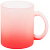 Кружка для сублимации Frosted Glass Color, 325 мл, красная Кружка для сублимации Frosted Glass Color, 325 мл, красная
